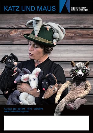 Werbeplakat -Katz und Maus